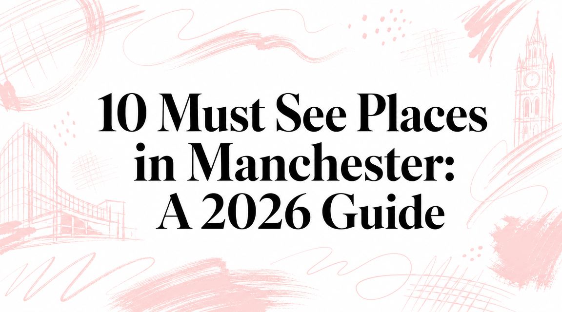 10 Must See Places in Manchester: A 2026 Guide